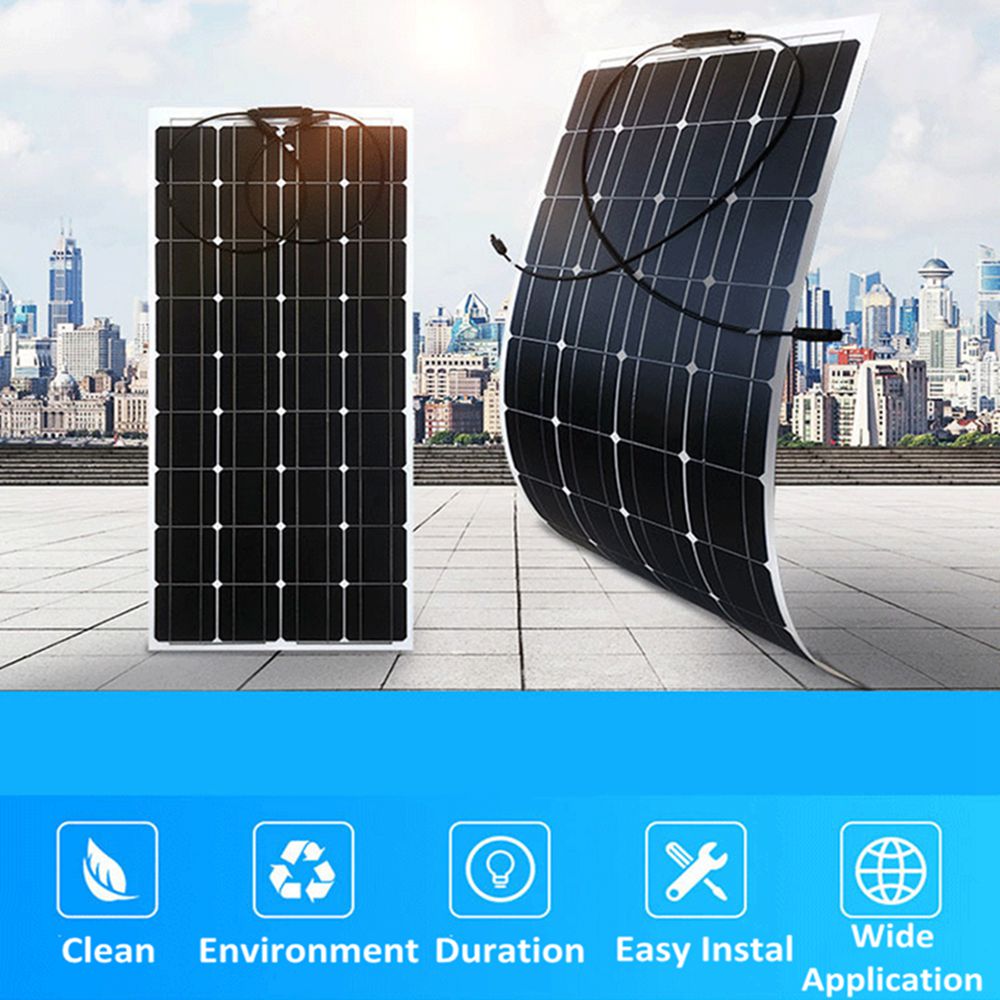 Solar Powered Charger - Kit de panneaux solaires flexibles pour