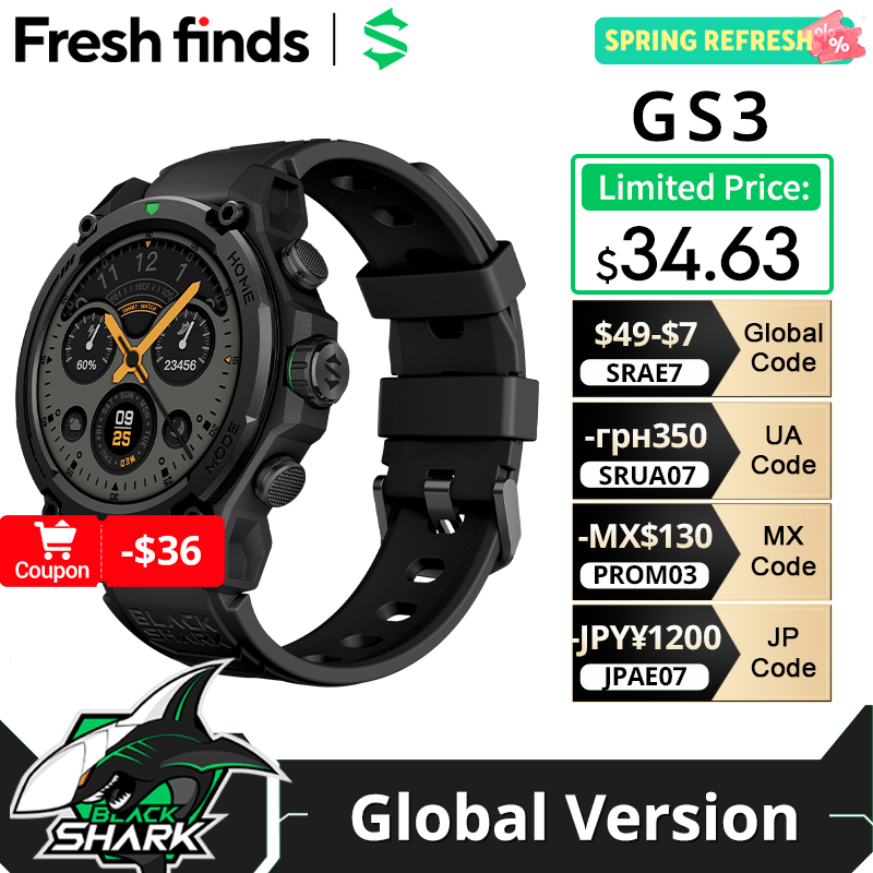 Electronics Quiz - Première mondiale : Montre connectée Blackshark