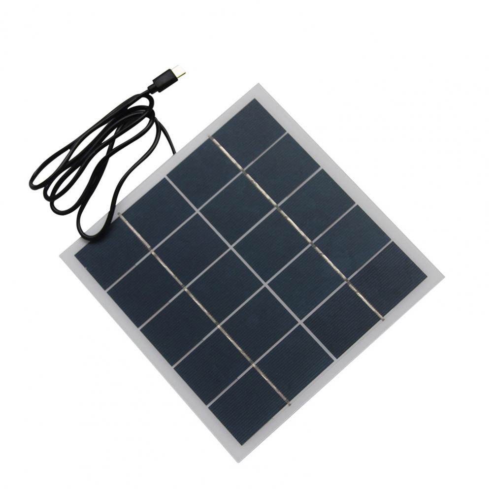 Solar Powered Charger - Panneau solaire de camping 4W 12V,