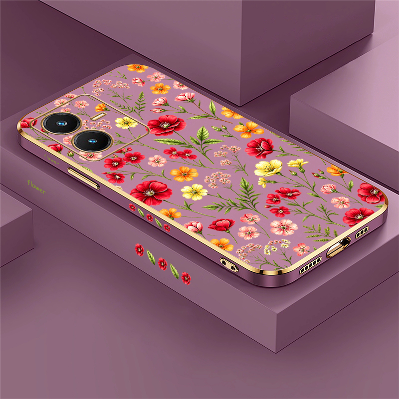 Coque à motif floral mignon po - Vivo V40 avis et prix