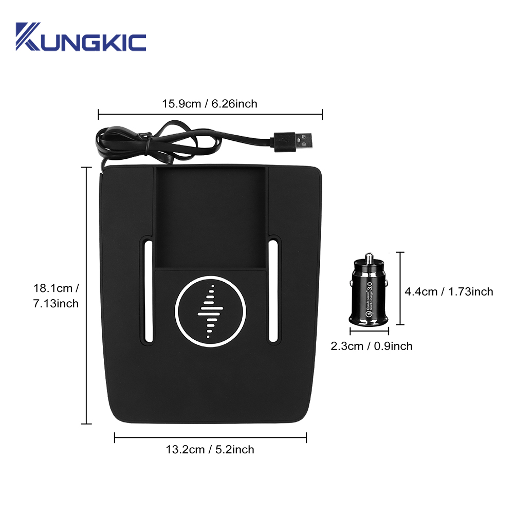 Chargeur sans fil de voiture p - Wireless Phone Charger Pad avis et prix