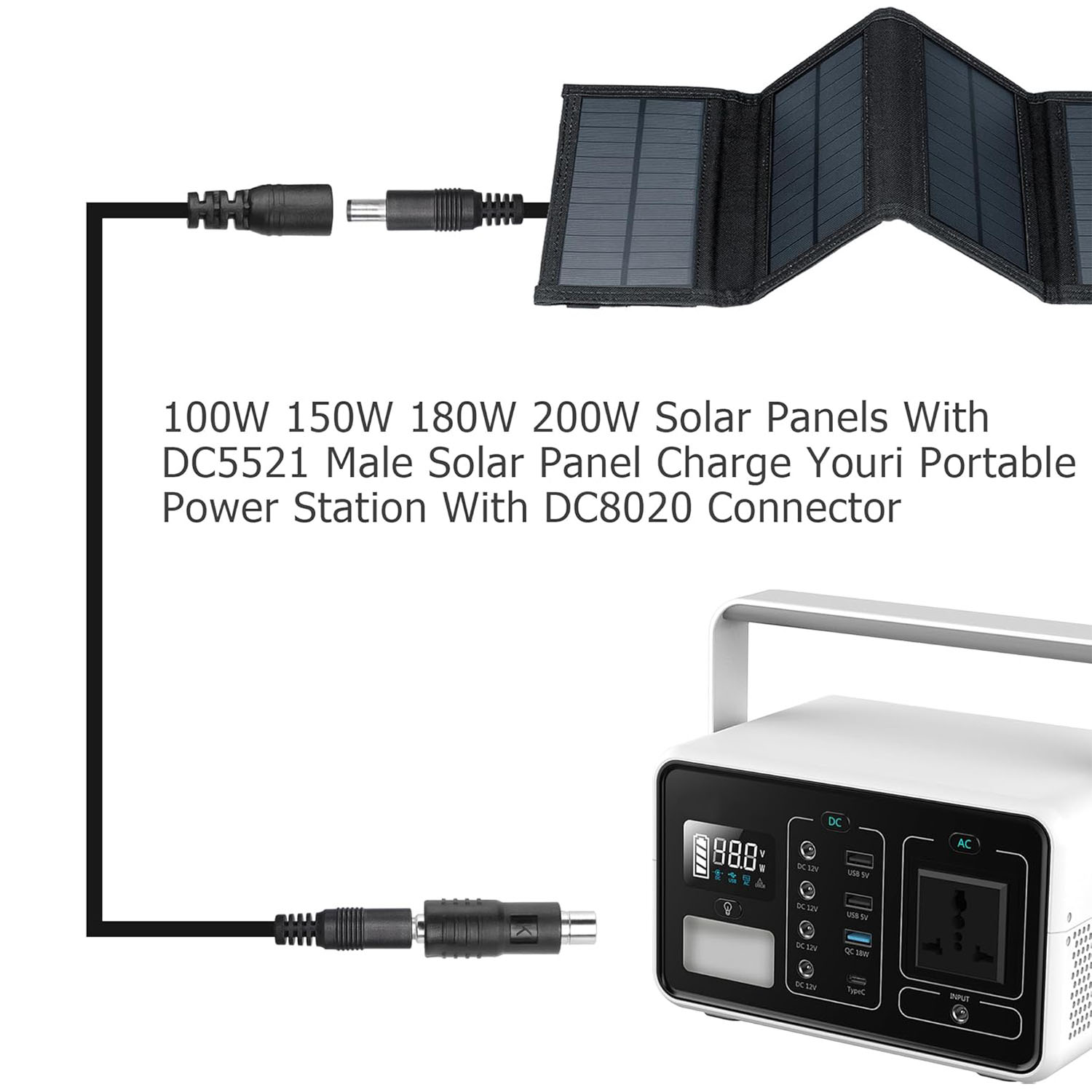 Adaptateur Convertisseur DC 5, - Solar Powered Charger avis et prix