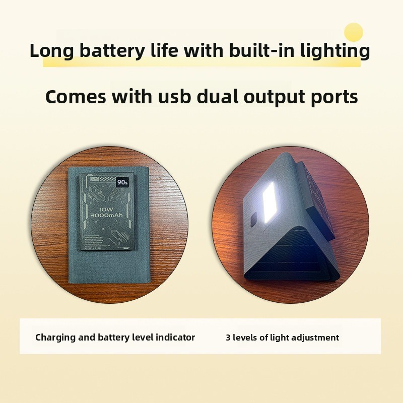 Chargeur solaire pliable, batt - Solar Powered Charger avis et prix