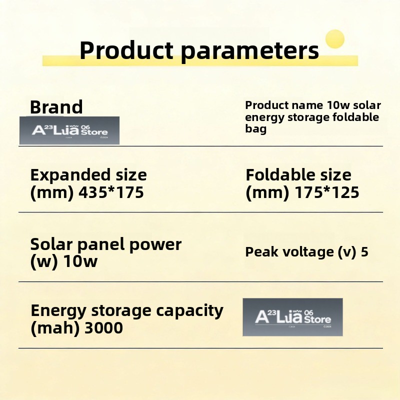 Chargeur solaire pliable, batt - Solar Powered Charger avis et prix