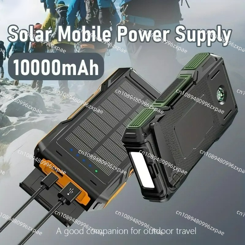 Batterie externe solaire 10000 - Solar Powered Charger avis et prix