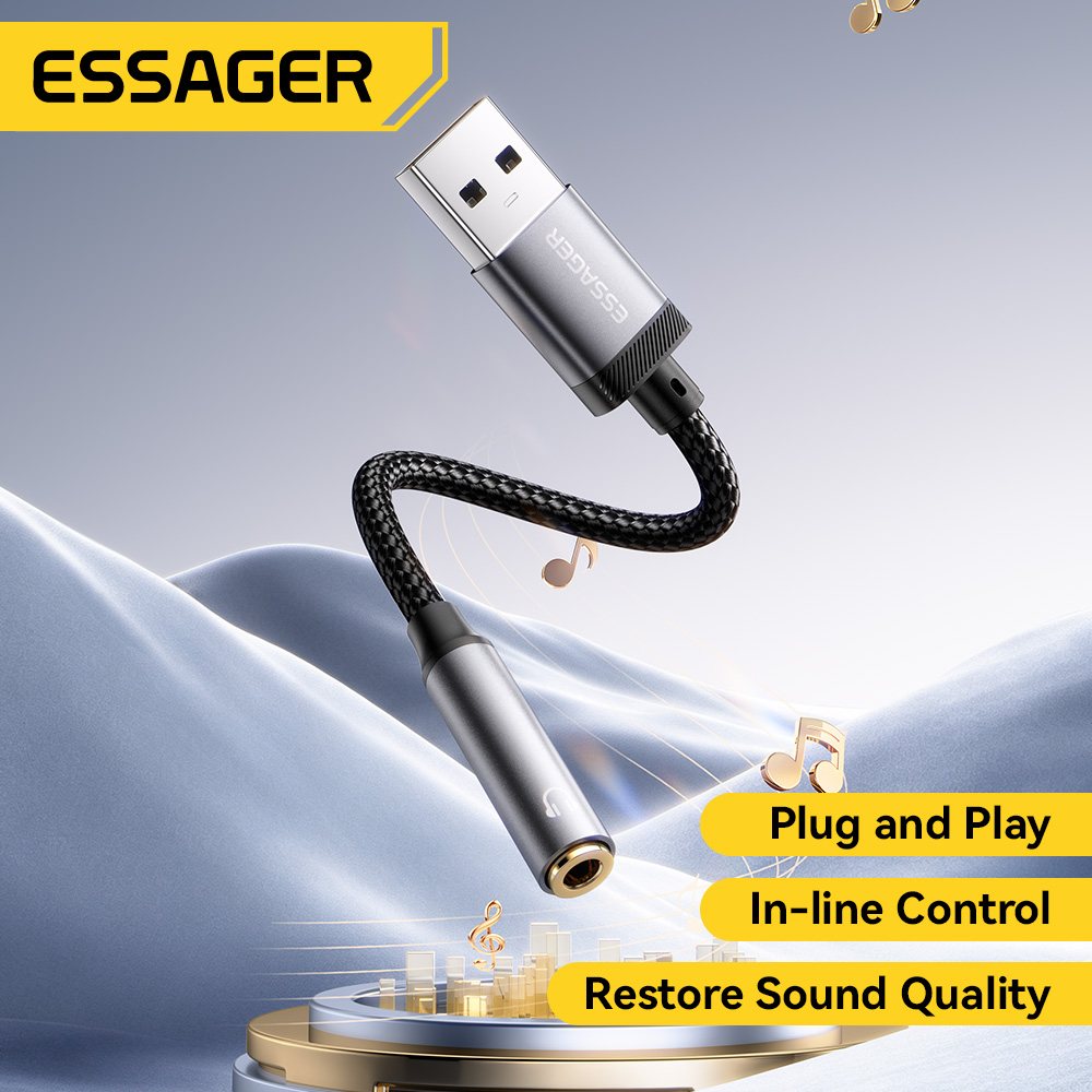 Câble audio USB vers 3,5 mm, c - Usb Sound Card External avis et prix