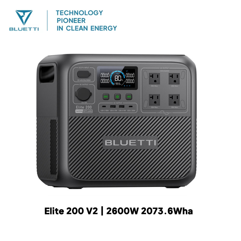 【Renew】BLUETTI Elite 200 V2 St - Solar Powered Charger avis et prix