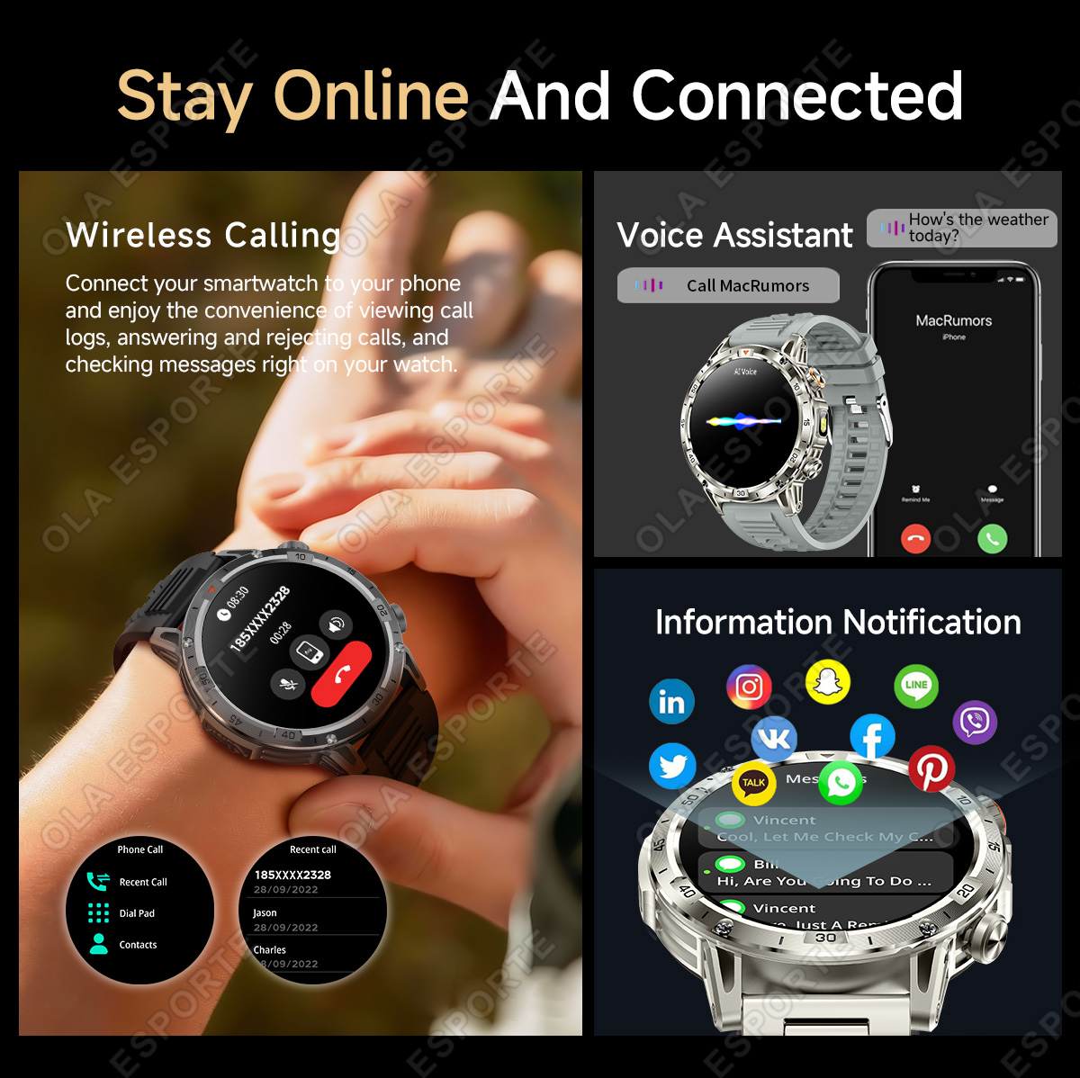 Nouvelle montre intelligente G - Electronic Gadgets For Home avis et prix